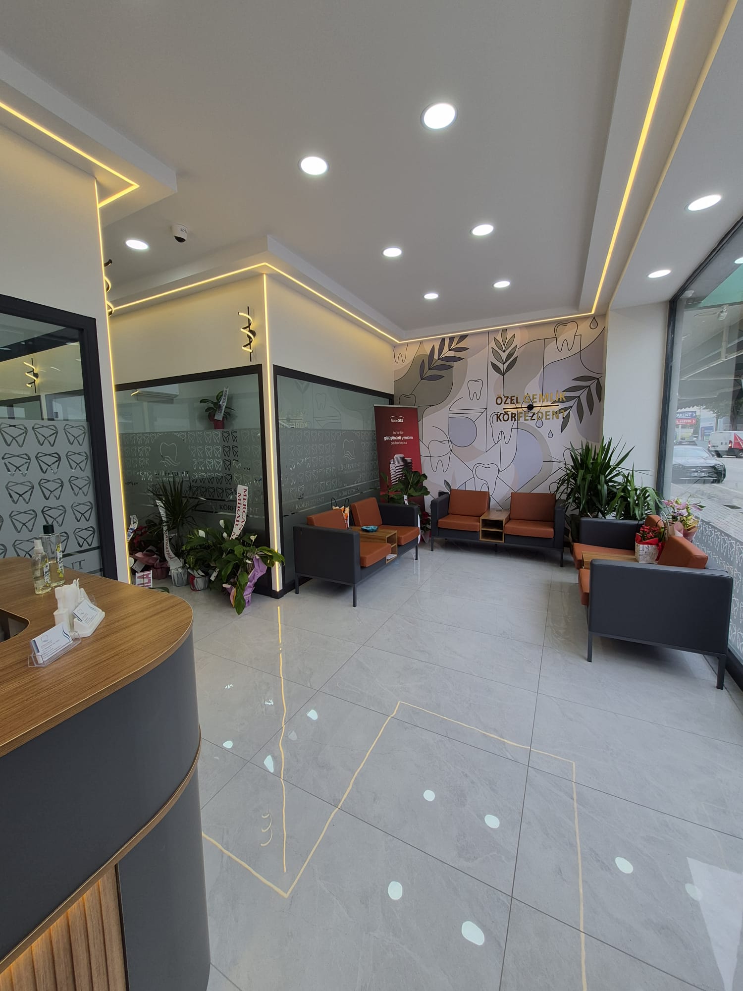Kliniğimizin bekleme alanı